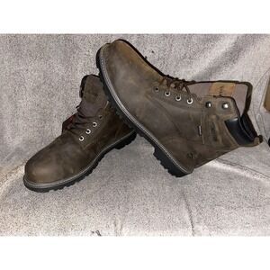 Wolverine Floorhand Dark Brown W10643 6" Waterproof Work Boot Size 14 Soft Toe